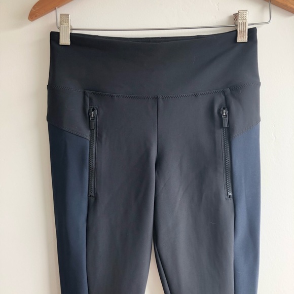 ATHLETA Stellar Tight Legging Pant BLACK BLUE luxe Fabric Leggings Size XS - Picture 2 of 12